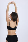 Zivame Freeform Padded Non Wired 3/4th Coverage Tshirt Bra - Black Beauty — thumbnail 4